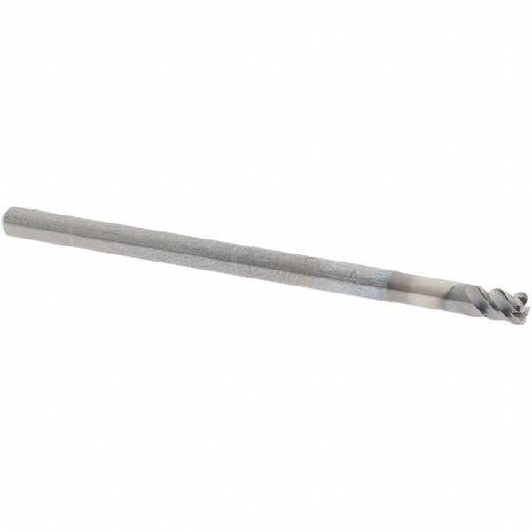 OSG 447100711 Corner Radius End Mill: 1/8" Dia, 1/8" LOC, 0.02" Radius, 4 Flutes, Solid Carbide Image