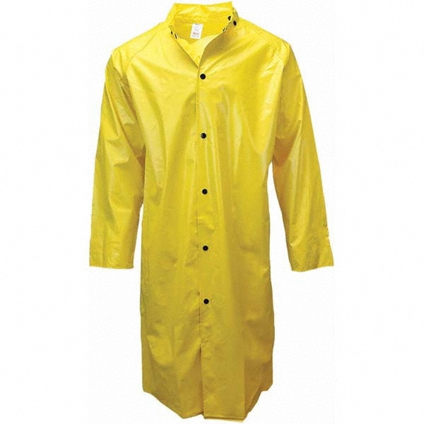 Rain Jacket: Size L, Yellow, Nylon & PVC