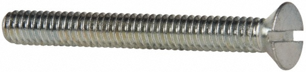 Value Collection FLSB0250225CZ Machine Screw: 1/4-20 x 2-1/4", Flat Head, Slotted Image