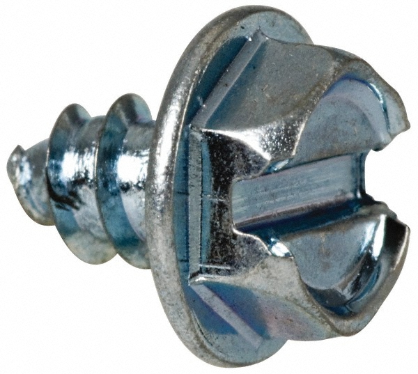 Value Collection Sheet Metal Screw 8, Hex Washer Head, Slotted