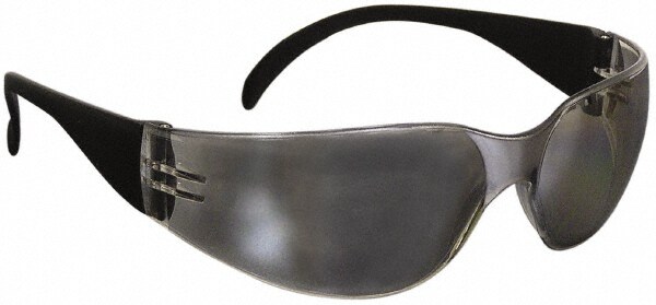 Safety Glass: Uncoated, Polycarbonate, Clear Lenses, Frameless, UV Protection