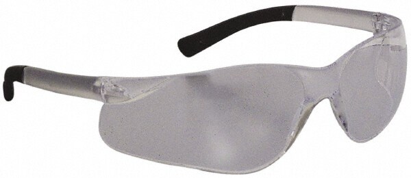 Safety Glass: Uncoated, Polycarbonate, Clear Lenses, Frameless, UV Protection