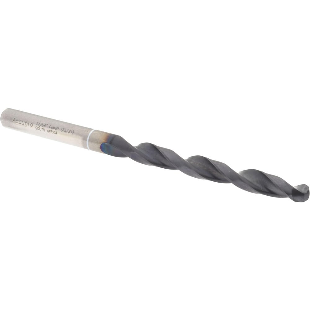 Accupro 1W60675-AC Jobber Length Drill Bit: 0.2656" Dia, 118 °, Cobalt 