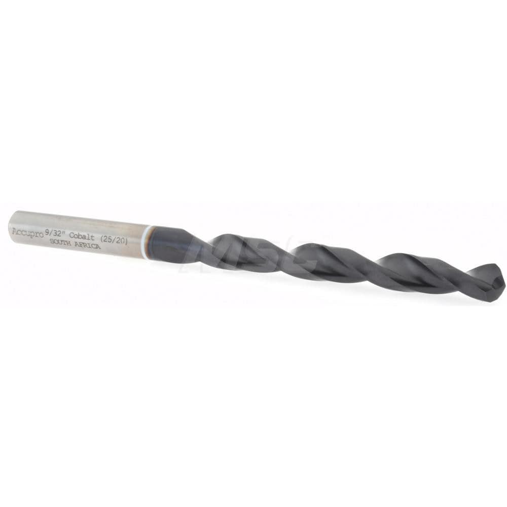 Accupro 1W60714-AC Jobber Length Drill Bit: 0.2812" Dia, 118 °, Cobalt 