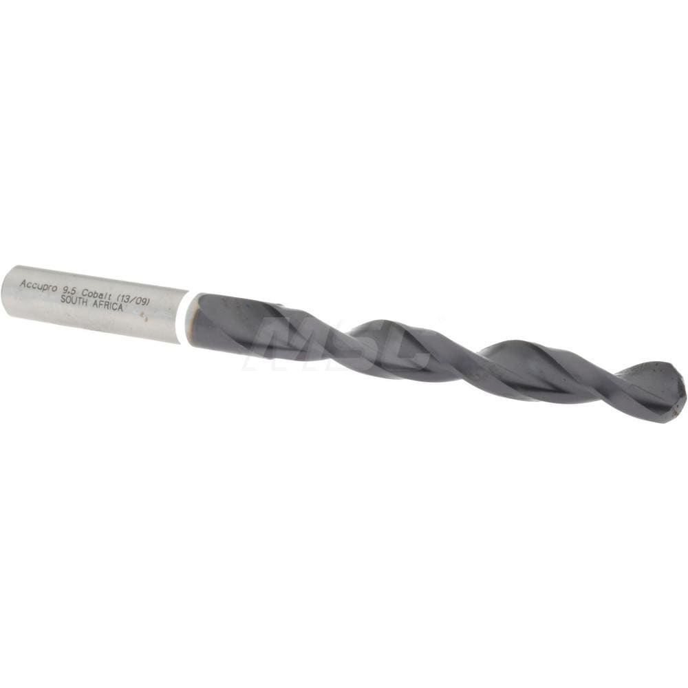 Accupro 1W60950-AC Jobber Length Drill Bit: 0.374" Dia, 118 °, Cobalt 