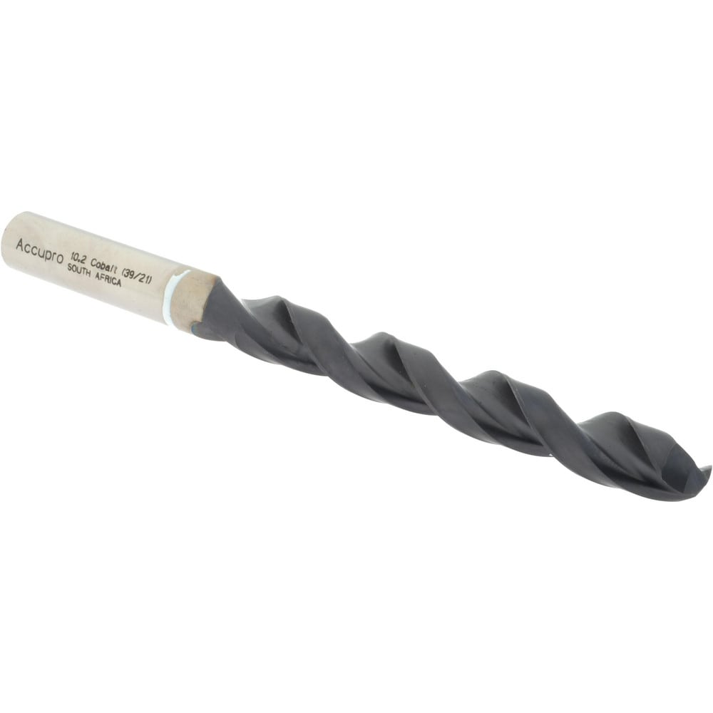 Accupro 1W61020-AC Jobber Length Drill Bit: 0.4016" Dia, 118 °, Cobalt 