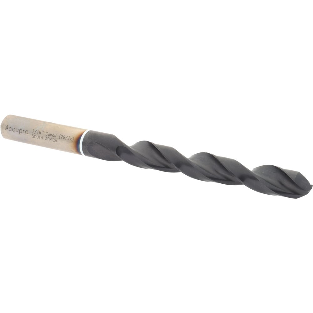 Accupro 1W61111-AC Jobber Length Drill Bit: 0.4375" Dia, 118 °, Cobalt 