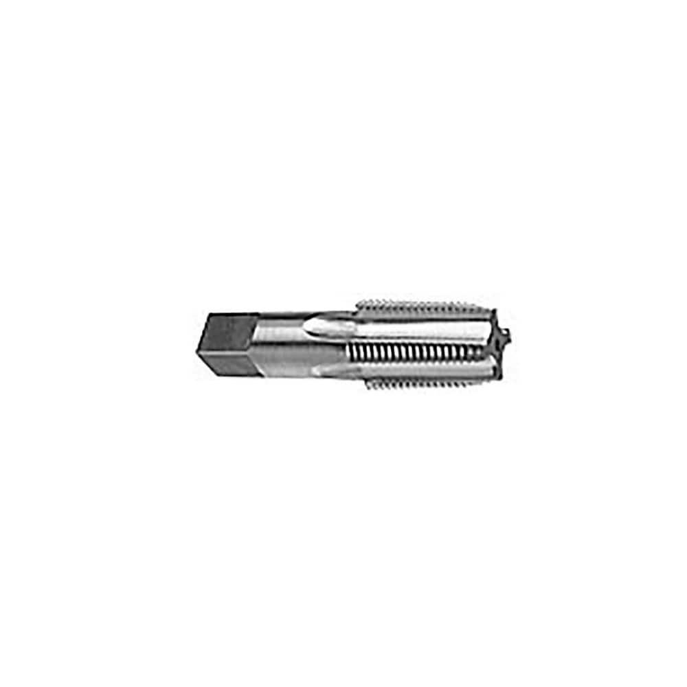 Reiff & Nestor 46339 Interrupted Thread Pipe Taps; Thread Size (Inch): 3/8-18 ; Overall Length (Decimal Inch): 6.0000 ; Overall Length (Inch): 6 ; Chamfer: Regular ; Thread Standard: NPTF ; Threads per Inch: 18.0 Image