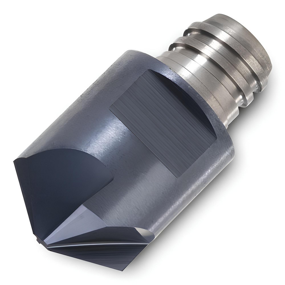 Ingersoll Cutting Tools Corner Radius & Corner Chamfer End Mill Heads; Chamfer Width (Decimal