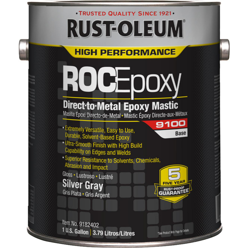 Protective Coating: 1 gal Can, Gloss Finish, Gray & Silver