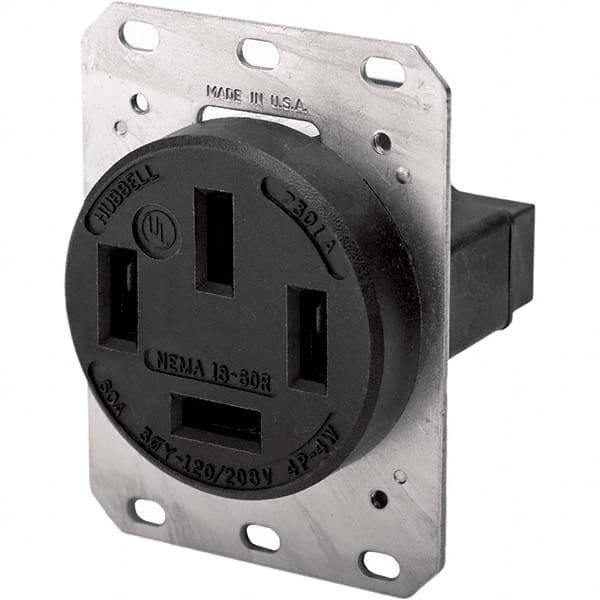 60AMP 3-Pole Details about   Killark WRWACL-5603 Receptacle 