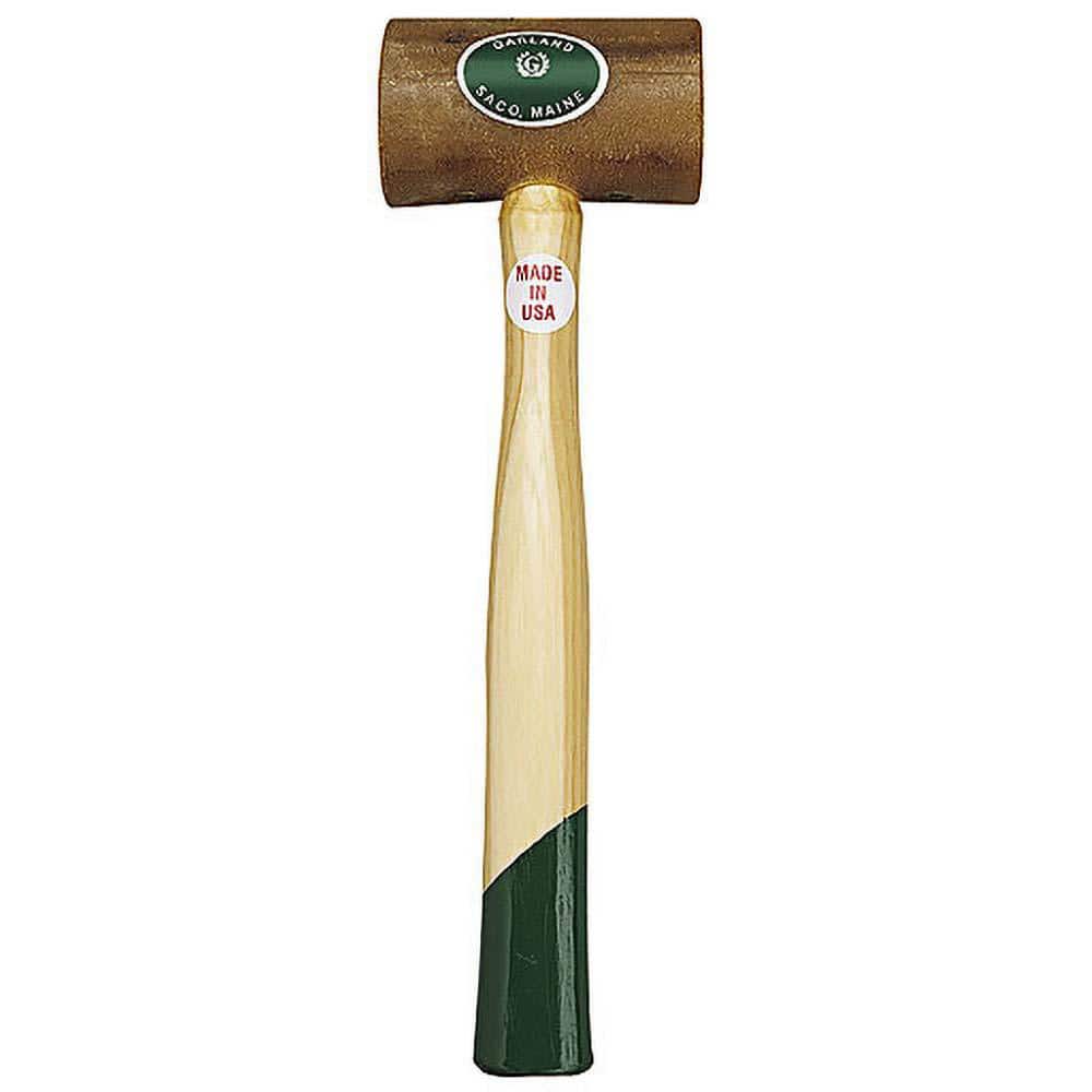 WM4FL 4 laminated wood mallet, 6 long, 20-34 Fiberglass handle, 1.7 Ib  head weight.