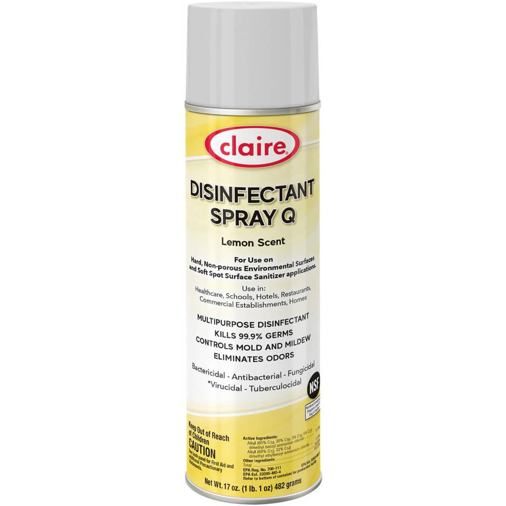 All-Purpose Cleaners & Degreasers; Disinfectant Type: Hospital Grade ; Form: Aerosol ; Container Type: Can ; Container Size: 20oz ; Scent: Lemon ; Additional Information: Replaces MSC# 95661922