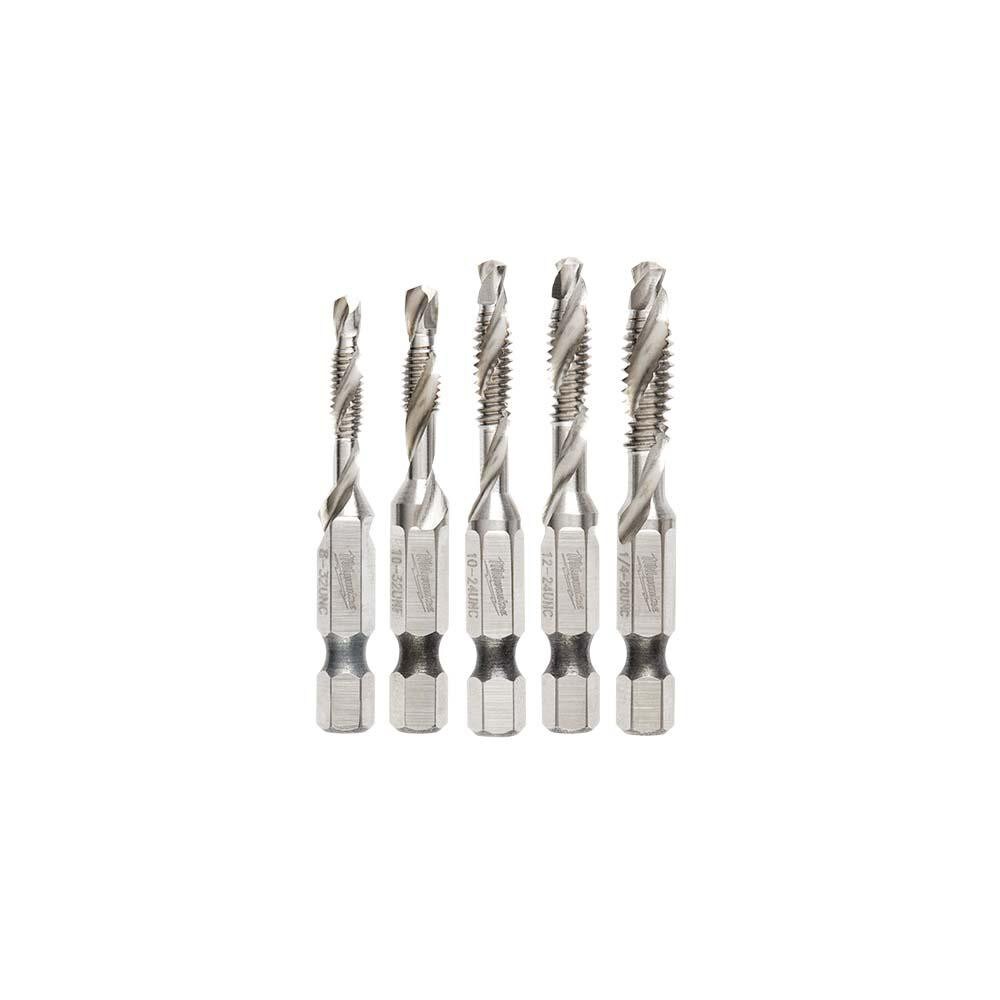 Combination Drill & Tap Sets; Minimum Thread Size (mm): #8-32 in ; Minimum Thread Size (Inch): #8-32 in; #8-32 ; Minimum Thread Size: #8-32 in ; Maximum Thread Size (mm): 1/4-20 in ; Maximum Thread Size (Inch): 1/4-20 ; Maximum Thread Size: 1/4-20 in