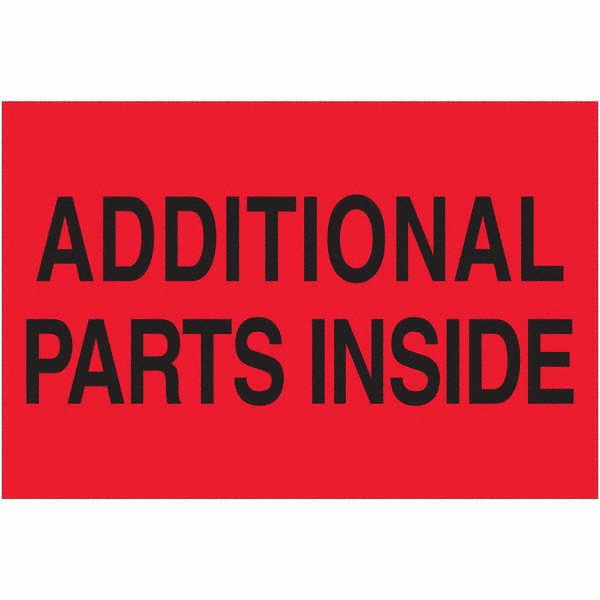 Tape Logic - Shipping & DOT Label: 