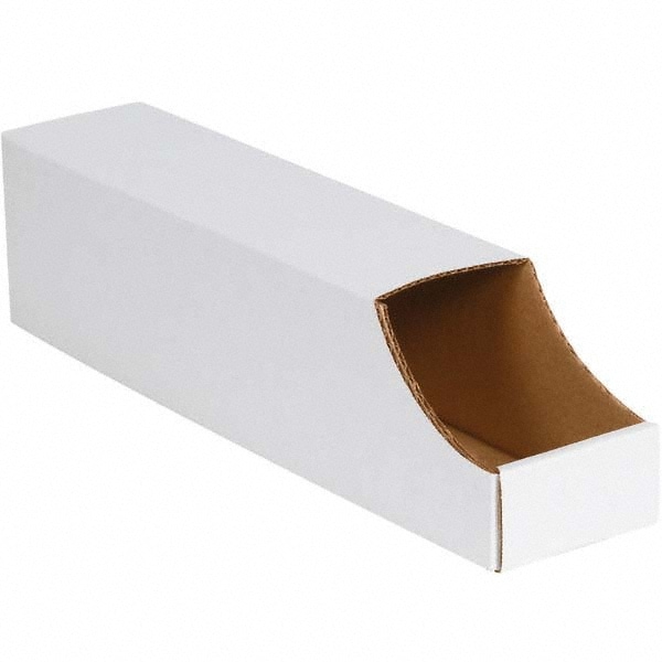 Value Collection - Cardboard Stack & Nest Bin: White | MSC Direct