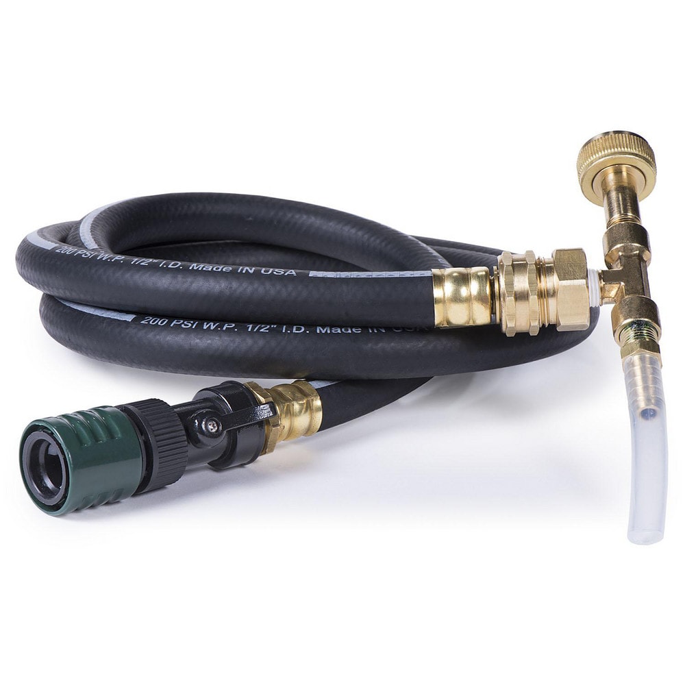 Proportioners; Proportioner Type: Hose & Quick Disconnect ; Adjustment Type: Metering Screw ; Inlet Connection Type: Hose ; Outlet Connection Type: Pipe ; Body Material: Bronze ; Includes: Hose connection set comes with on/off valve and pressure bleeder