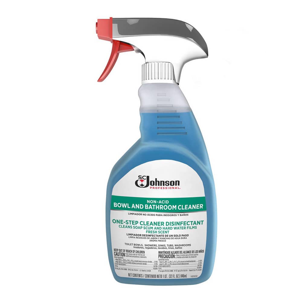 Bathroom, Tile & Toilet Bowl Cleaners; Product Type: Bathroom Cleaner; Cleaner; Disinfectant; Toilet Bowl Cleaner; Tub & Tile Cleaner ; Form: Liquid ; Container Type: Trigger Sprayer ; Container Size: 32 OZ ; Scent: Fresh