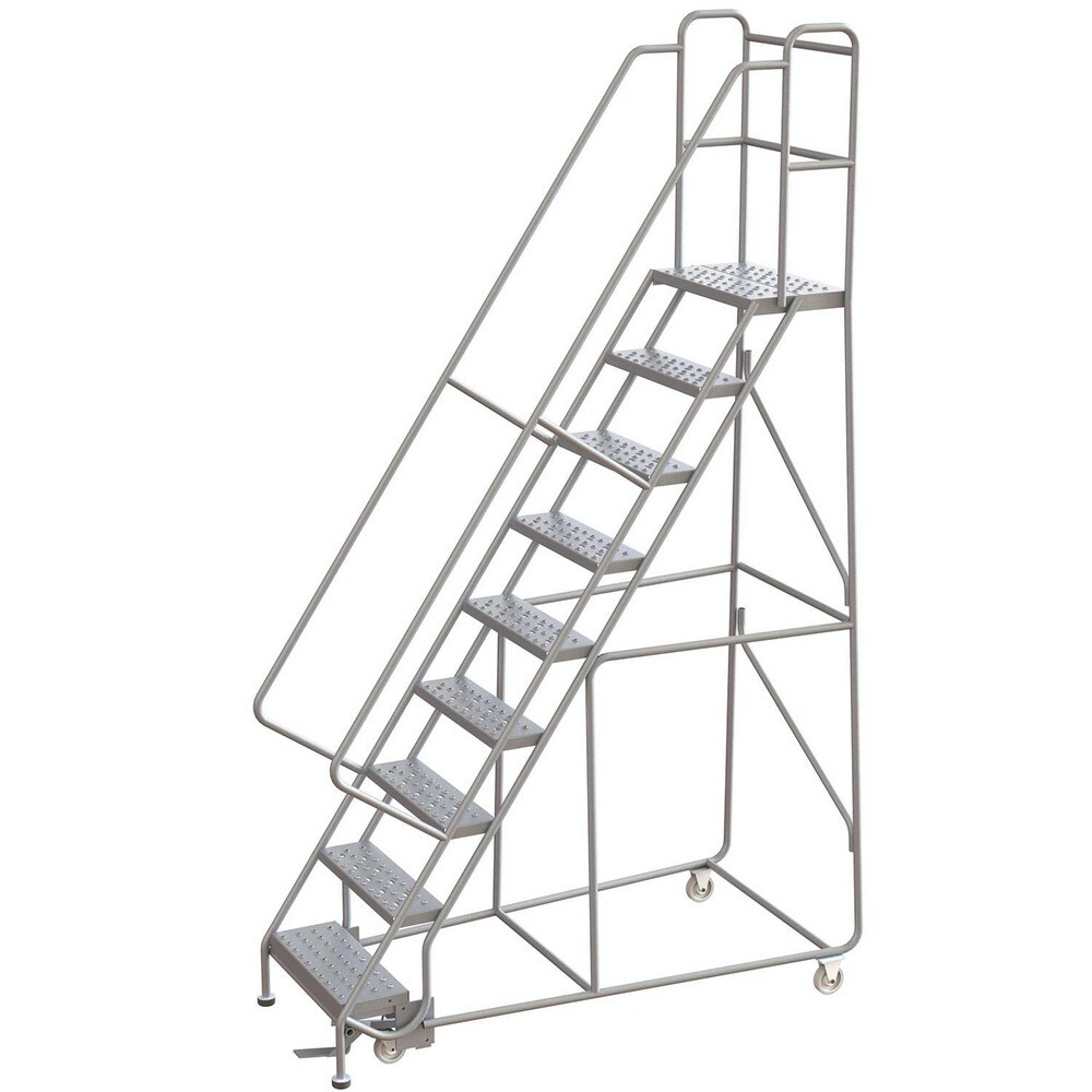 TRI ARC 9 Step Aluminum Step Ladder 10 Ft 6 In Height MSC 