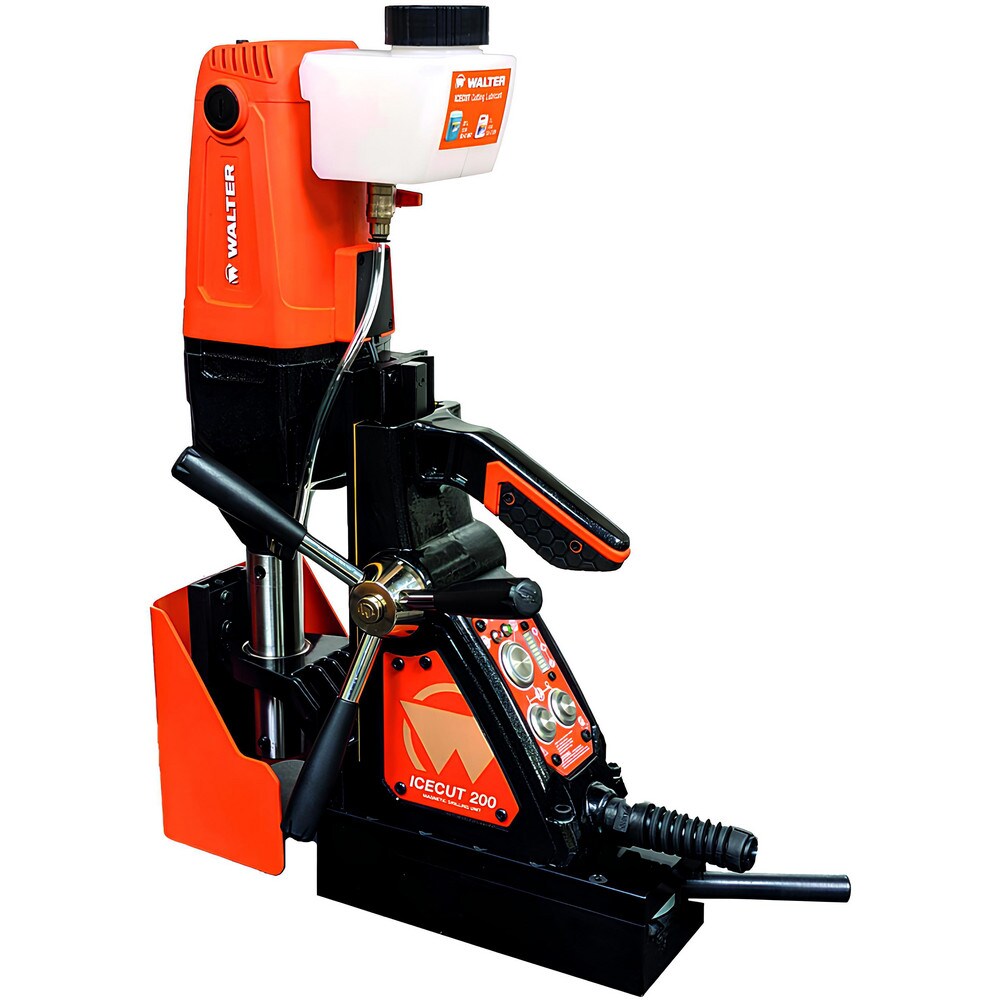 Portable Drill Presses; Drill Type: Magnetic ; Drill Travel (Inch): 2 ; Drill Point Pressure: 1875 ; Chuck Size (Inch): 2 ; No-Load RPM: 600RPM ; Speed (RPM): 0 to 600