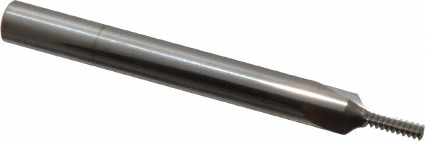 SCIENTIFIC CUTTING TOOLS Straight Flute Thread Mill: #8-32, Internal, 3 Flute, 1/4" Shank Dia, Solid Carbide - 32 TPI, 0.1100" Cut Dia, 0.3250" LOC