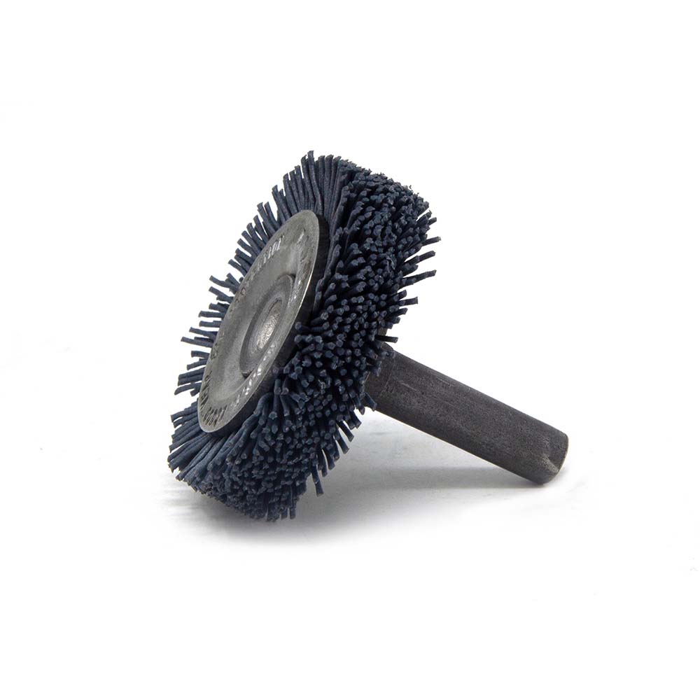 Brush Research Mfg. Wheel Brush 11/4" Wheel Dia, 7/16" Face Width
