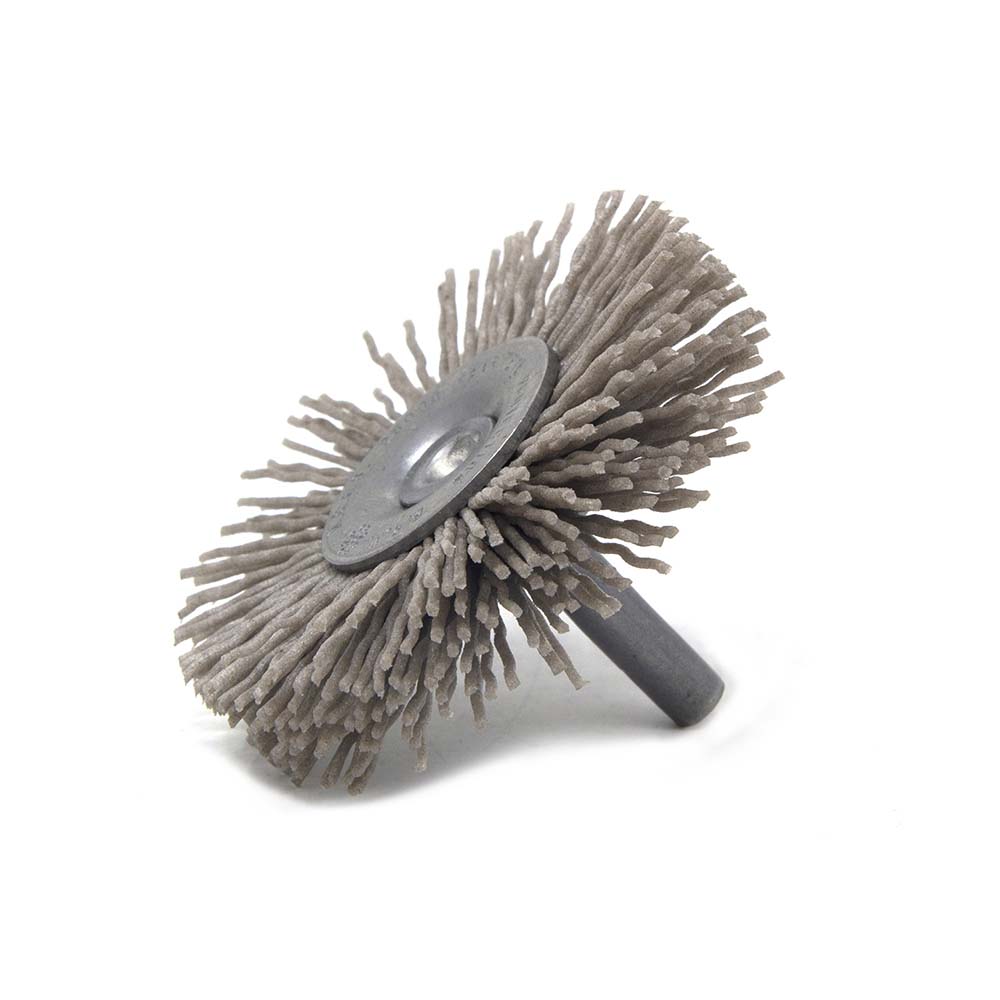 Brush Research Mfg. Wheel Brush 3" Wheel Dia, 3/8" Face Width