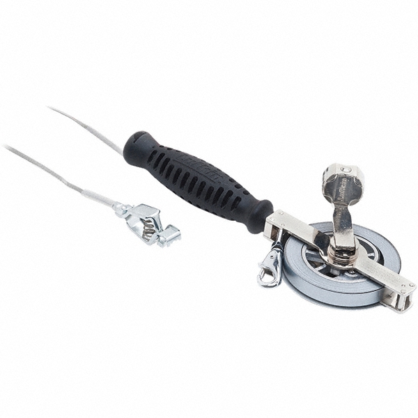Lufkin 25' x 1/2" Silver Steel Blade Tape Measure - 1/8" Graduation, Inch Graduation Style, Chrome Metal Case | Part #1290SF590N