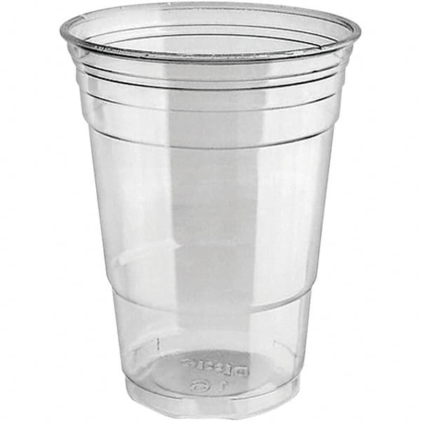1 1200-Piece 7 oz Plastic Flat Bottom Drinking Cups