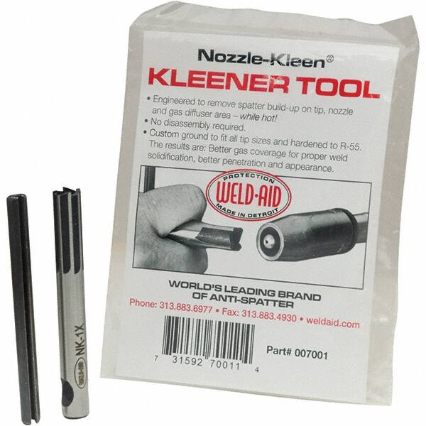 Weld-Aid 1008166 MIG Welding Accessories; Type: Nozzle Cleaner Tool ; Accessory Type: Nozzle Cleaner Tool ; For Use With: Mig Welding Nozzles 