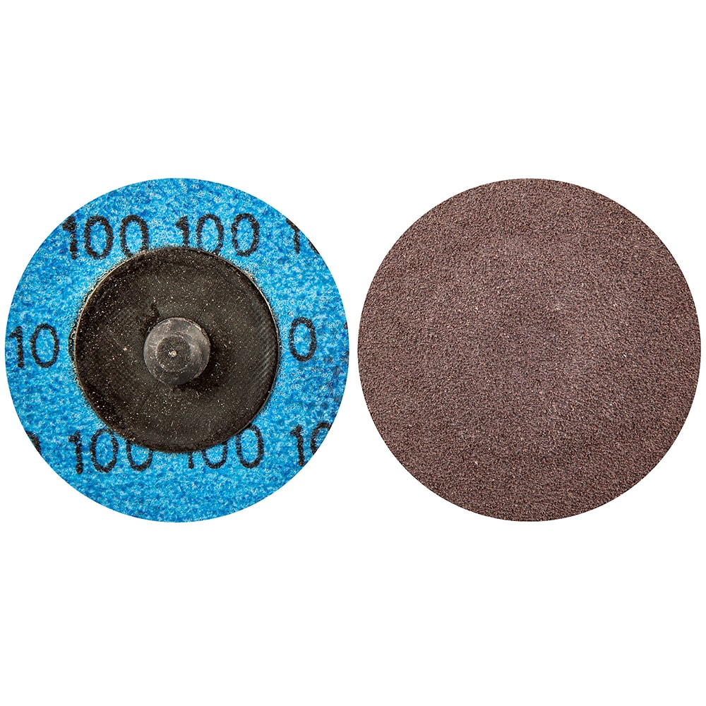 Norton 66261121024 Quick-Change Disc: Speed-Lok TR, 2" Disc Dia, 100 Grit, Aluminum Oxide, Coated Image