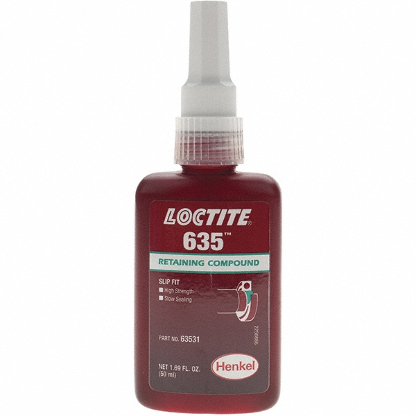 Threadlockers & Retaining Compounds - RC 635 50ML LOCTITE RETNG COMPND