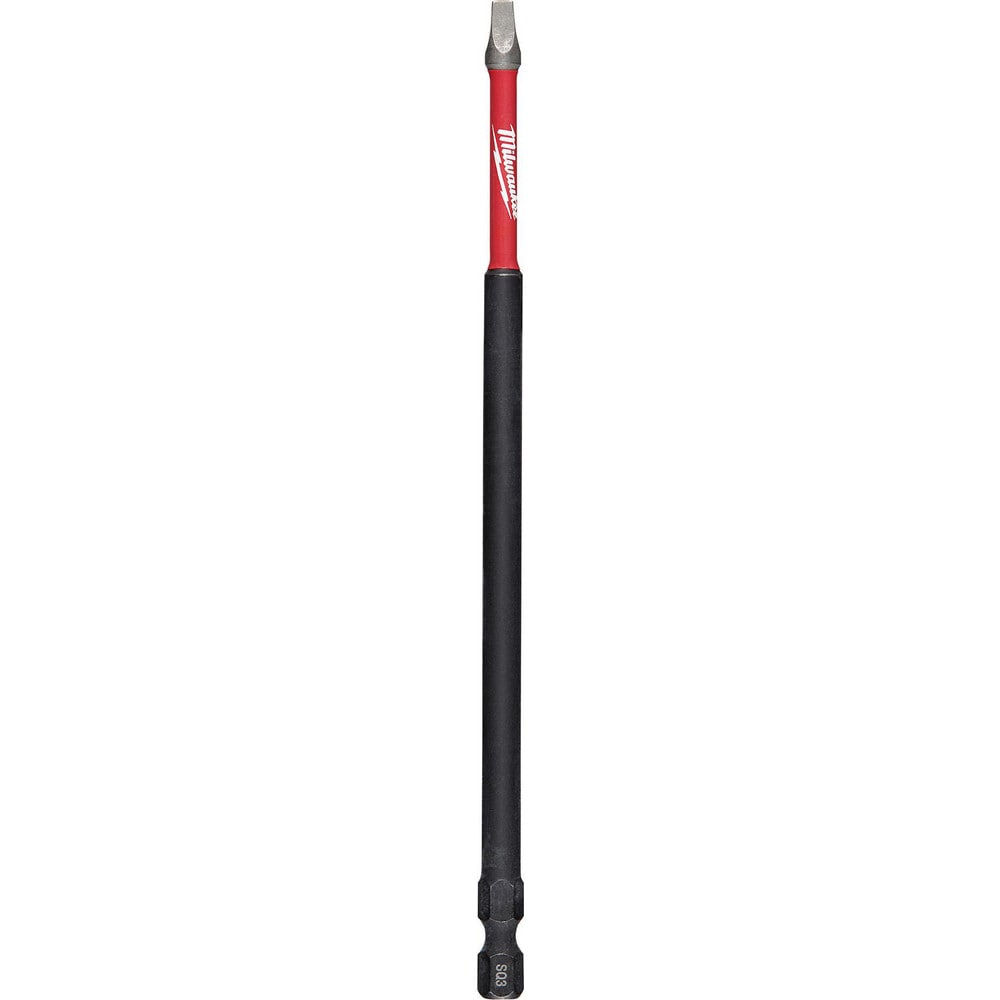 Specialty Screwdriver Bits; Bit Type: Square Bit ; Style: Single; Straight ; End Type: Single End ; Drive Size: 1/4in (Inch); Overall Length (Inch): 6 ; Material: Steel