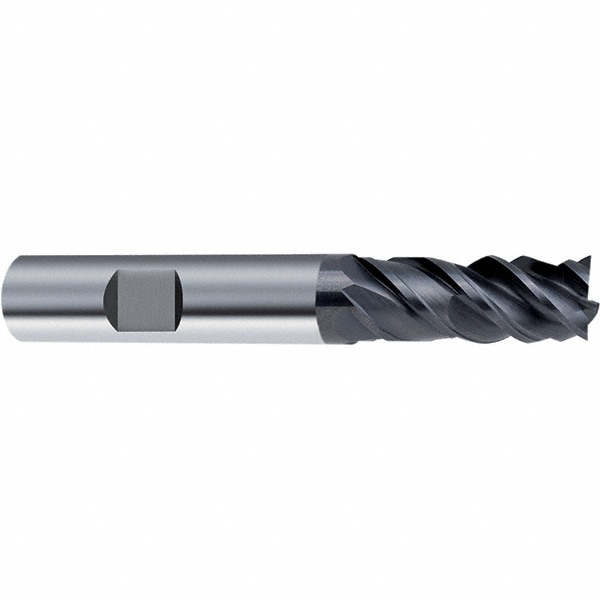 Guhring 9067600030000 Corner Chamfer End Mill: 0.1181" Dia, 0.315" LOC, 4 Flute, 0.0018" Chamfer Width, Solid Carbide Image