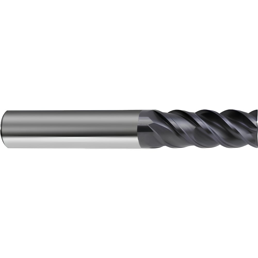 Corner Chamfer End Mill: 3/4" Dia, 1-1/2" LOC, 4 Flutes, 0.012" Chamfer Width, Solid Carbide
