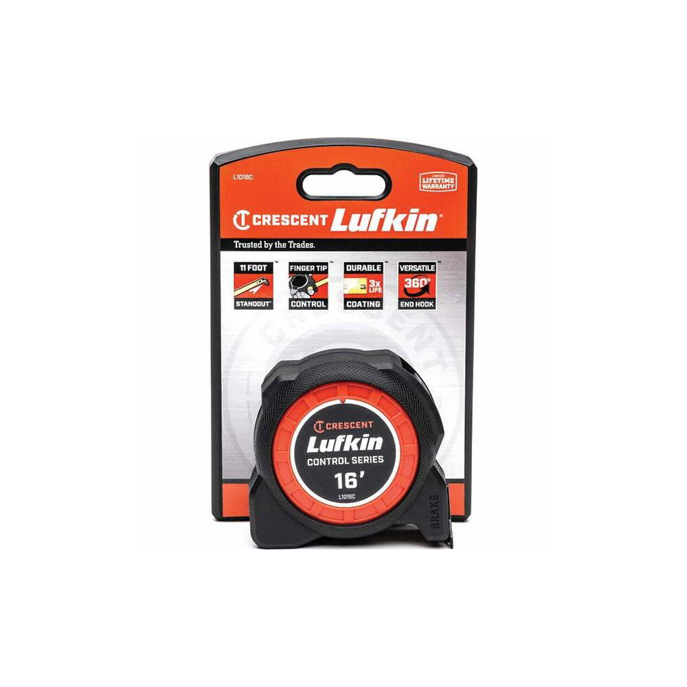 Lufkin Tape Measure 16' Long, 13/16" Width, Yellow Blade MSC Industrial Supply Co.