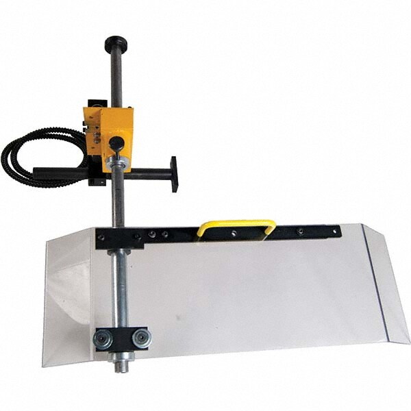 Milling Machine Guards; Type: Machinery Guards ; Guard Type: Interlocked Visorguard ; Shield Width (Inch): 24 ; Shield Length (Inch): 16 ; Shield Width: 24 in ; Shield Length: 16 in