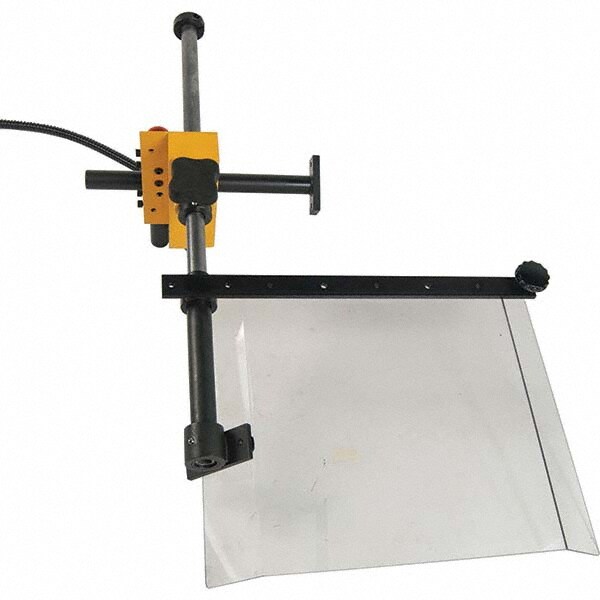 Milling Machine Guards; Type: Machinery Guards ; Shield Width (Inch): 14 ; Shield Length (Inch): 16 ; Shield Width: 14 ; Shield Length: 16 ; Side Panel Height: 12