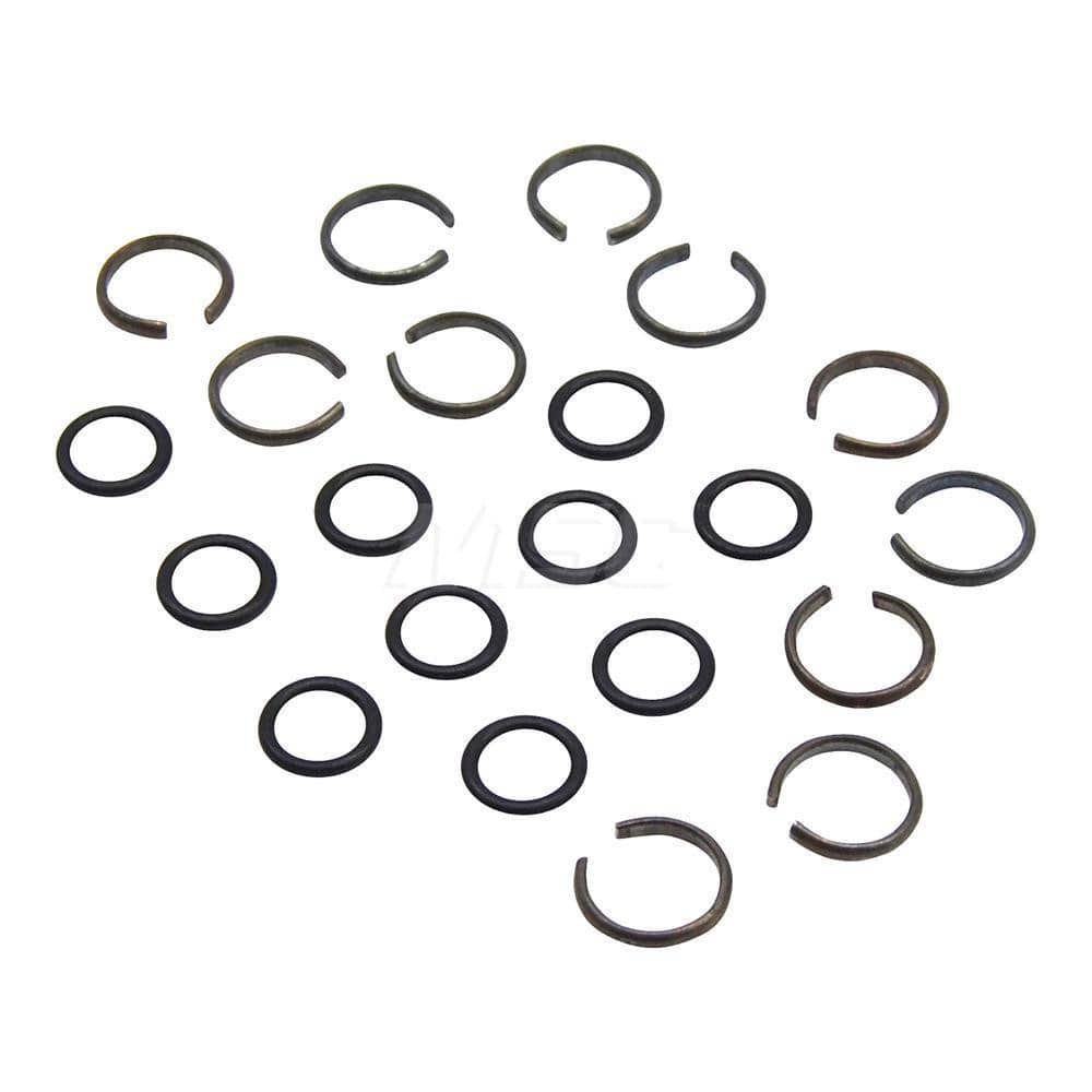 1/2" Wrench Socket Retainer Kit: 10 pc, Steel, O-Ring