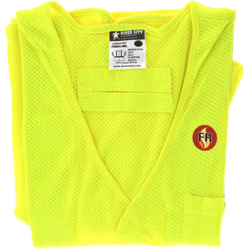 MCR SAFETY FRMCL3MLL High Visibility Vest: Large 