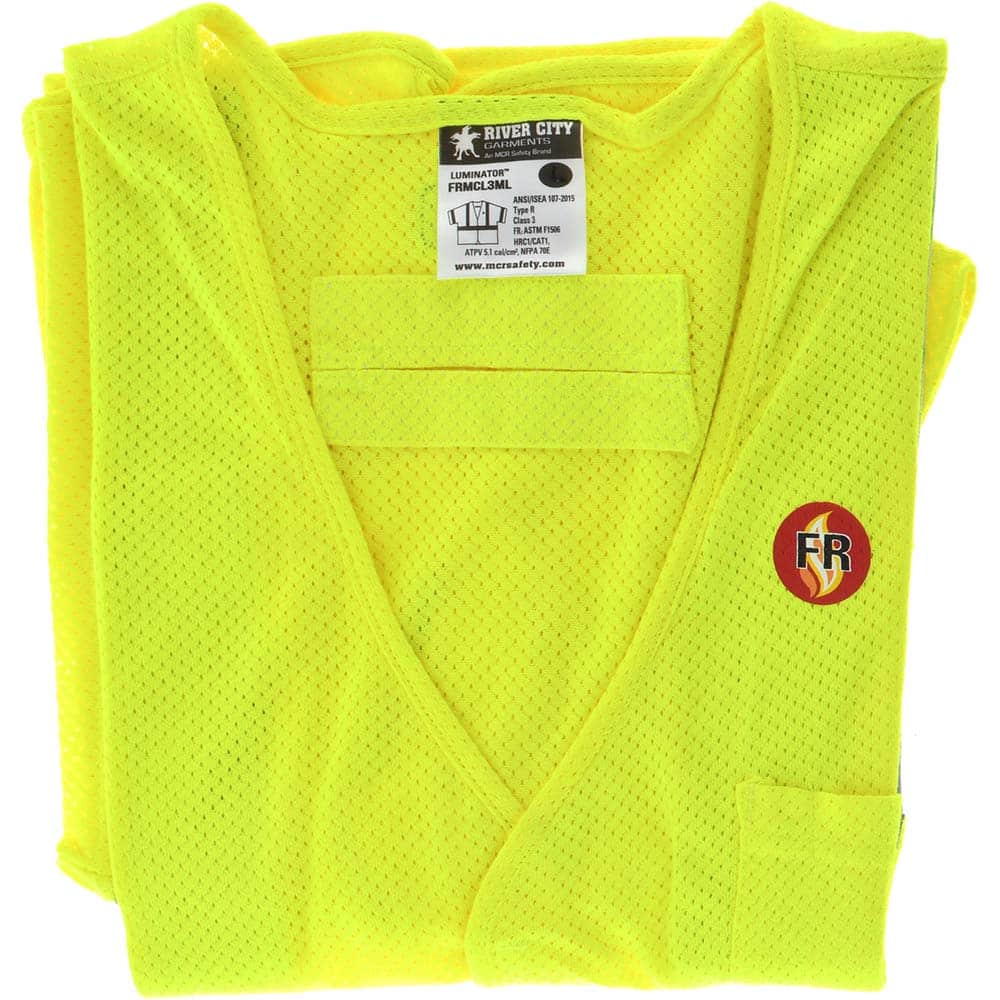 MCR SAFETY FRMCL3MLX2 High Visibility Vest: 2X-Large 