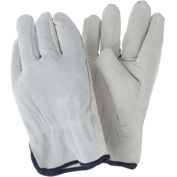 Size XL Leather Abrasion Protection Work Gloves