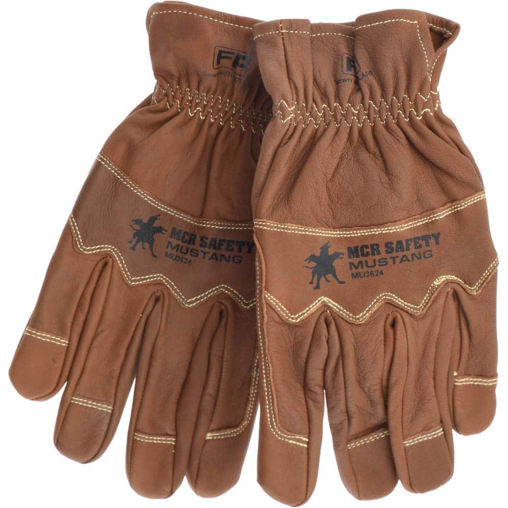 MCR SAFETY MU3624M Arc Flash & Flame Protection Gloves; Protection Type: Arc Flash ; Maximum Arc Flash Protection (cal/Sq. cm): 14.0 ; Hand: Paired ; Lining Material: Unlined ; Size: Medium ; PSC Code: 4240 