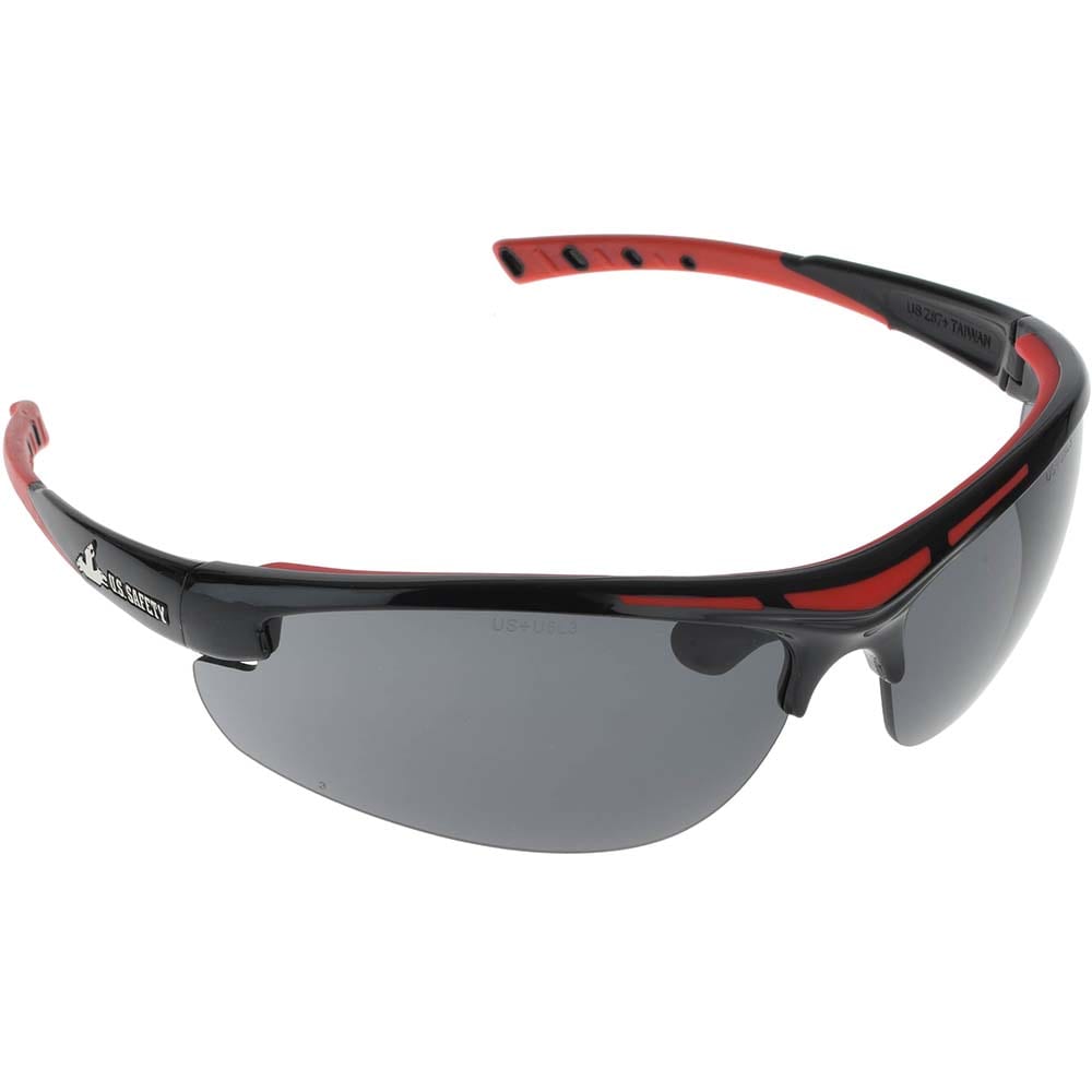 Safety Glass: Scratch-Resistant, Gray Lenses, Full-Framed