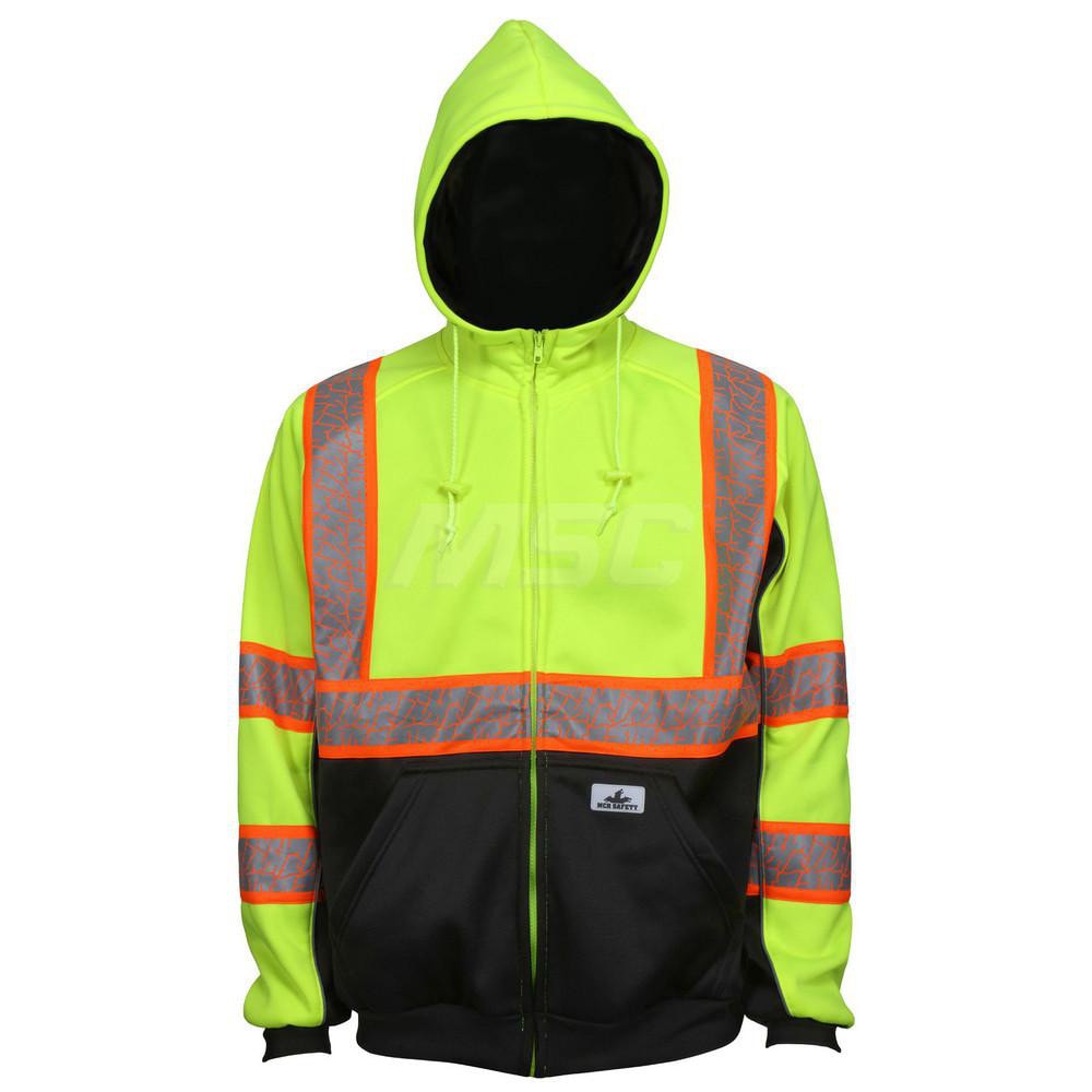 MCR SAFETY S2CL3LZL High Visibility Vest: Large Image