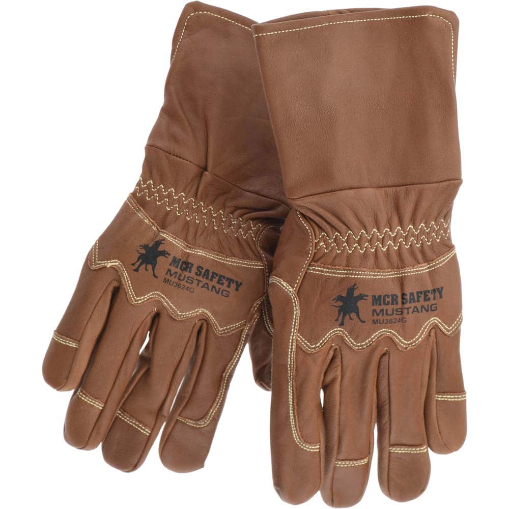 MCR SAFETY MU3624GM Arc Flash & Flame Protection Gloves; Protection Type: Arc Flash ; Maximum Arc Flash Protection (cal/Sq. cm): 14.0cal/cm2 ; Hand: Paired ; Lining Material: Unlined ; Size: Medium ; PSC Code: 4240 