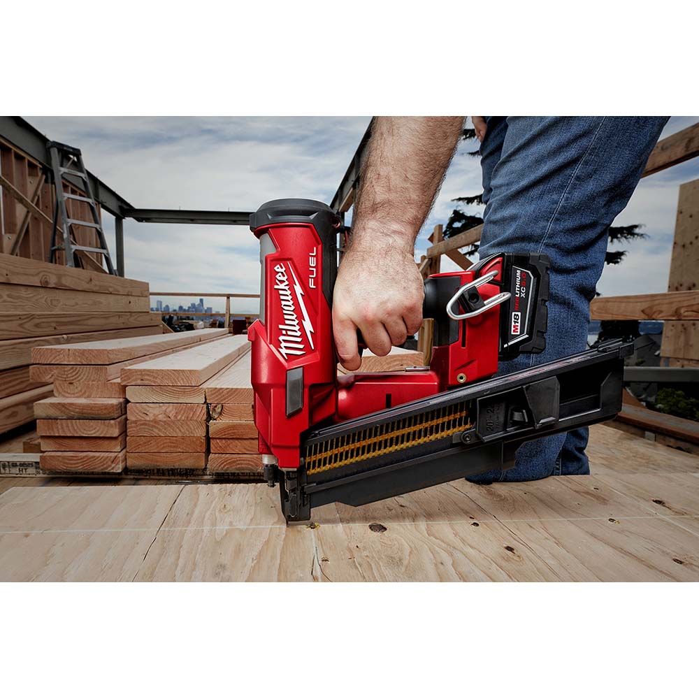 Milwaukee Tool Cordless Framing Nailer 18V, 2 to 31/2" Nail Length