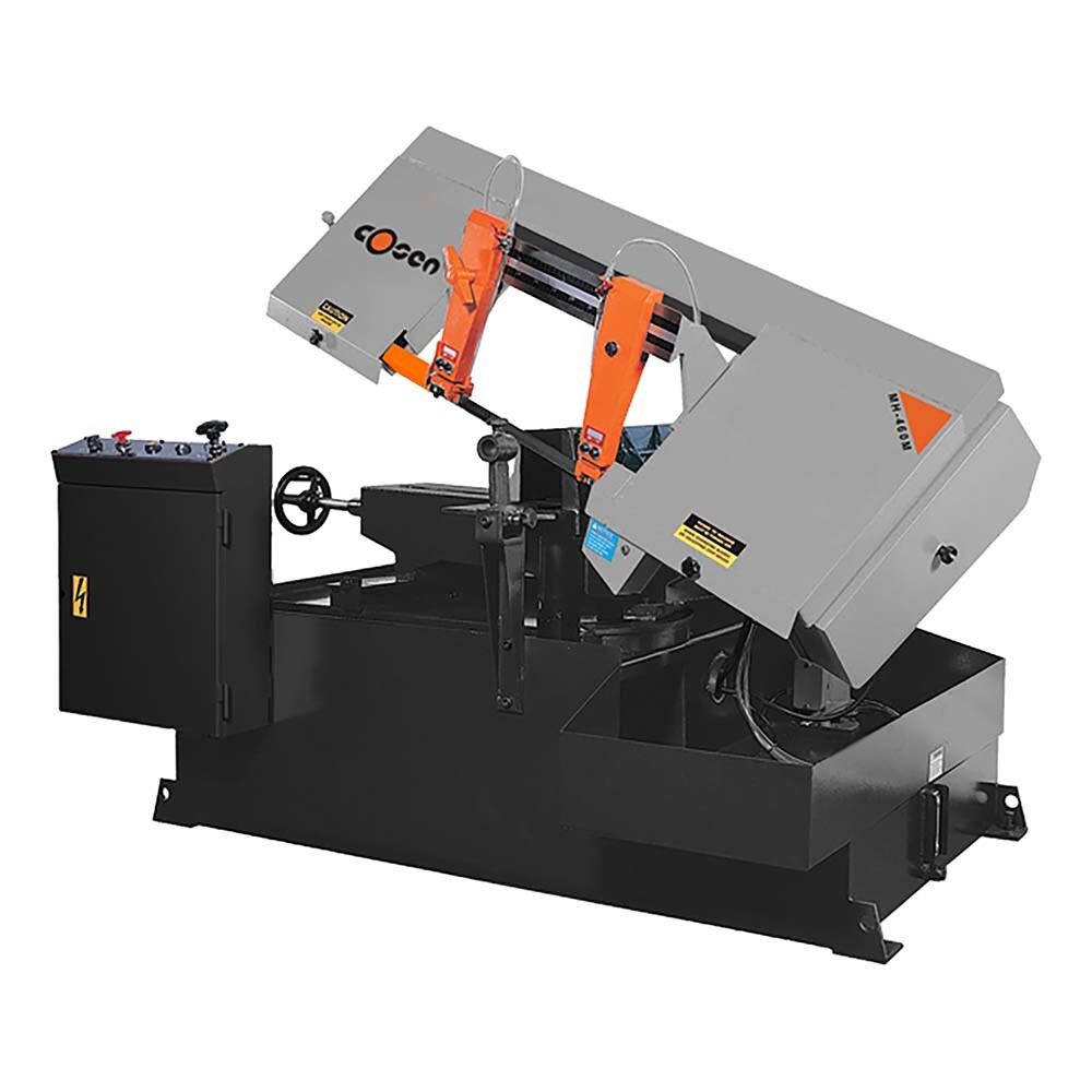 Horizontal Bandsaw: 9.1 X 18.1" Rectangular, 10" Round Capacity, Step Pulley Drive