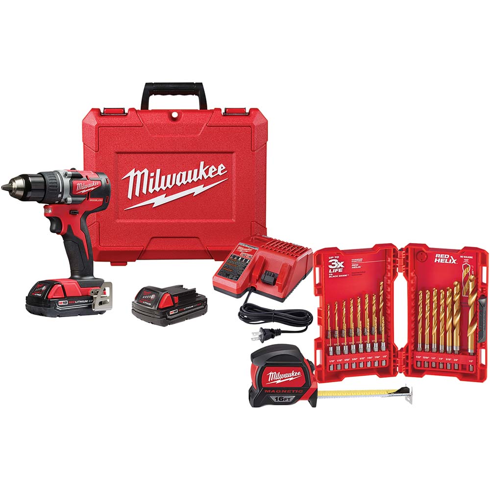 Milwaukee Tool Cordless Drills; Battery Voltage 18 ; Battery