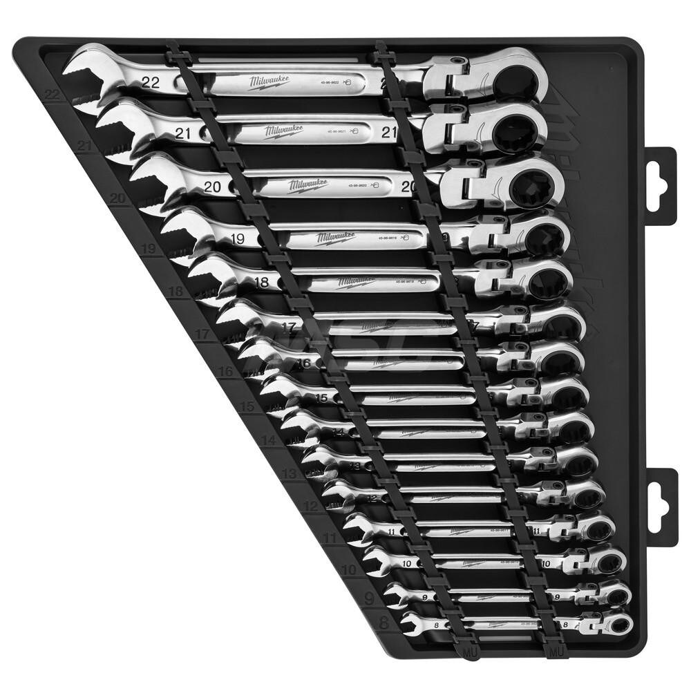Wrench Set: 15 Pc, Metric